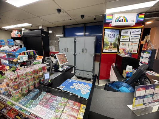 Convenience Store Cigarette Cabinet