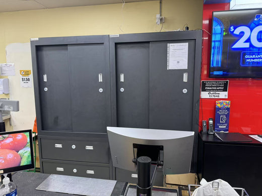 Supermarket Cigarette Cabinet