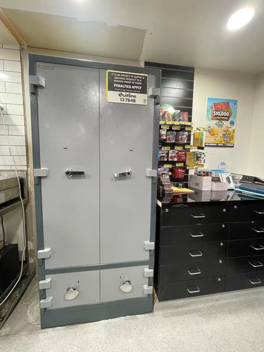 Service Station Cigarette Cabinet
