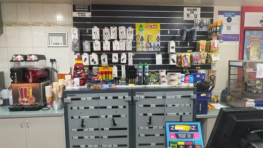 Convenience Store Cigarette Cabinet