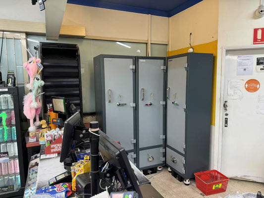 Convenience Store Cigarette Cabinet